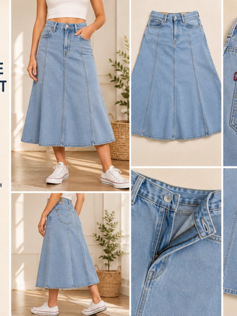 Levi’s Fit and Flare Skirt
